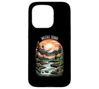 McCall Idaho USA Scenic Mountain Style rétro Coucher de Soleil Coque pour iPhone 15 Pro