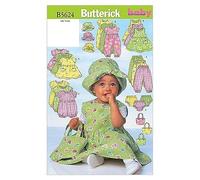 McCall Pattern Bébés Robe, Pullover, Barboteuse, Combinaison, Culotte, Bonnet et B - NB0 (NB - S - M) modèle
