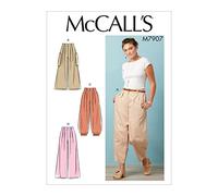 McCall Pattern M7907E5 Pantacourt pour femme Coupe ample Motif couture Tailles 14-22 Patron de couture