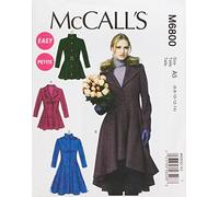 McCall Pattern pour Jeune Femme/Miss Petite bordée de Manteaux, Ceinture et col détachable - 6-8-10-12 - 14 de modèle