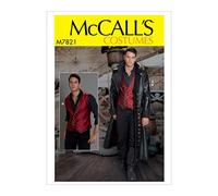 McCall's M7821 Patron de couture, modèle, papier, Blanc, 38-40-42-44