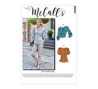 McCalls M8040A5 Patron de haut pour femme en papier, varié, A5 (6-8-10-12-14)