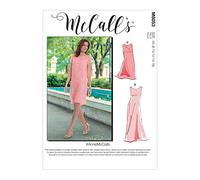 McCalls M8053Y5 Patrons de robe de tente pour femme 2 longueurs Y5 (18-20-22-24-26)