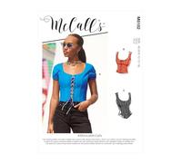 McCall's M8182A5 6-8-10-12-14 Mesdames Top/Gilet, papier, blanc
