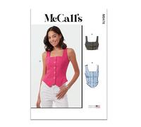 MCCALLS M8478H5 Patron de couture pour corset pour femme H5 (34-36-38-40-42)