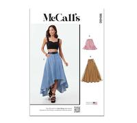 MCCALLS M8480K5 Patron de couture Jupe pour femme en trois longueurs K5 (36-38-40-42-44)