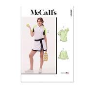 MCCALLS M8481Y5 Patron de couture pour hauts et jupes-shorts en tricot pour femme Y5 (46-50-50-52-54)