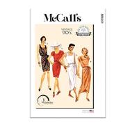 MCCALLS M8501D5 Patron de couture pour robe sarong pour femme en deux longueurs D5 (32-34-38-40)