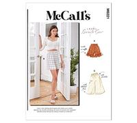 McCall's Patron de couture M8221Y Y (XS-S-M) Short pour femme Multicolore