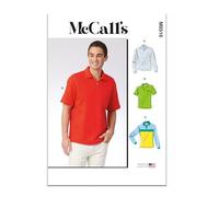 MCCALLS Patron de couture M8518A Polo pour homme A (S-M-L-XL-XXL)