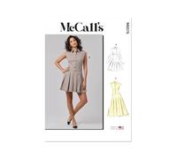 McCall's Patron de couture M8576U5 Robe avec manches et longueurs variées U5 (44-46-48-50-52)