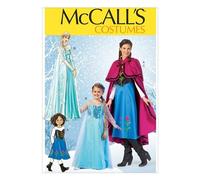 McCalls-Patron de couture pour femmes 7000, robe de princesse reine des neiges Elsa