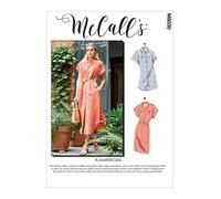 McCalls Patrons M8030A Robes et ceinture pour femme, Papier, various, A (XS-S-M-L-XL)