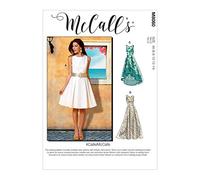 McCall's Pattern Misses' Pleated-Skirt Dresses (6-8-10-12-14) McCalls M8060A5 Patron de Robes plissées pour Femme A5 (34-36-38-40-42), Papier, Coloris Assortis