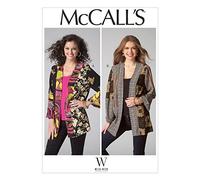 McCall's Patterns 7132 Y Patrons de Vestes pour Femme XSM (36-38) -M (40-42), Lin, Taille Y (X-S-S-M) US