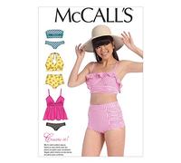 Mccall's Patterns 7168 Patron de Maillots de Bain pour Femme Marron Clair