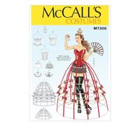 McCall's Patterns 7306 A5 Patrons de Costumes Tailles 6-14 Patron de Couture Multicolore