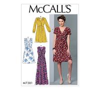 McCall's Patterns 7381, Robes pour Femmes, Tailles, Multicolore, ZZ (LRG-XLG-XXL)