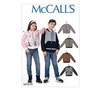 McCall's Patterns 7619 CHJ Vestes pour Enfant/Fille/garçon, Tailles 7-14, Tissu, Multicolore, 17 x 0,5 x 0,07 cm