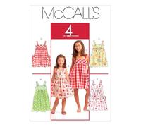 McCall's Patterns M5613 Patrons de Robes pour Fille Blanc Taille CCE 3 à 6 Ans