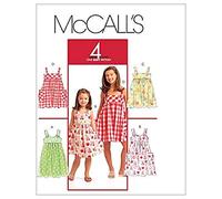 McCall's Patterns M5613 Patrons de Robes pour Fille Blanc Tailles 7 à 14 Ans
