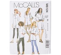 McCall's Patterns M6124 Patrons de Chemises pour Femme Blanc Tailles B5 36 à 44
