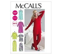 McCall's Patterns M6474 Patrons pour Hauts, Tuniques, Robes et Pantalons Femmes Blanc Taille B5 (38-46)