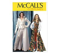 McCall's Patterns m6819 E5 14-16-18-20-22 Patron de Costumes, Lot de 1, Blanc