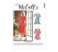 McCalls Patterns M8036E5 Patron de robes et écharpes pour femme Papier Multicolore E5 (42-44-46-46-48-50)