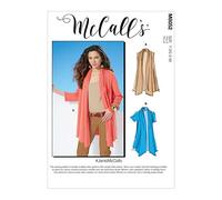 McCalls Patterns M8052ZZ Patron de cardigans col châle pour femme Taille L à XXL