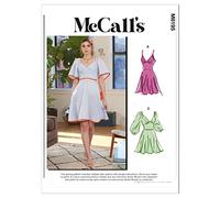 McCall's Patterns M8195F5 Patron de Couture pour Robes pour Femme, Multicolore, F5 (16-18-20-22-24)