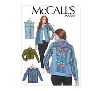 McCall's Patterns Misses' Patron de Couture pour Vestes et Gilets pour Femme, Mouchoir, Multicolore, 6-8-10-12-14