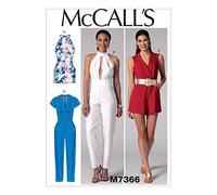 McCall's Patterns Patrons Barboteuse Ange et Ceinture, Taille E5 14-22