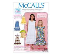 McCall's Patterns pour Enfant/Fille Robes, Multicolore, Taille 3-6