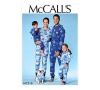 McCall's Patterns pour Homme/Femme/garçon/Fille/Enfant Jumpsuit et Manteau, Multicolore, Tailles 3-8