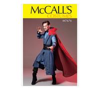 McCall's Patterns Superhero Cape Vest Tunique et ceinture Cosplay Costume Patron de couture pour hommes Tailles S-XXL