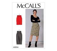 McCall's Sewing Pattern-M8004E5-Patron de couture pour jupe et ceinture pour femme Blanc