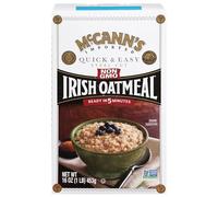 McCann's Flocons d'avoine irlandais, avoine coupée en acier rapide et facile, 473 ml