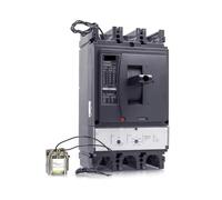 MCCB Breaking Capacity 36kA Adjustable Current 160A 400A 3P HSX-160F Moulded Case With Shunt Release EKFBQBGW(400A)