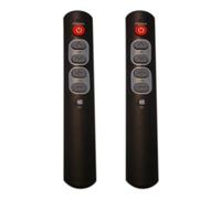 Mcclellanty 2 télécommandes universelles intelligentes à 6 boutons avec fonction d'apprentissage de la copie infrarouge pour TV, STB, DVD, DVB, VCR A