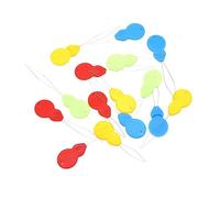 Mcclellanty 200Pcs Outils D'Enfilage D'Aiguille en Plastique Coloré Guide de Queue Machine à Coudre DIY Outils de Broderie Facile à Utiliser Jaune & Bleu & Vert & Rouge