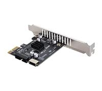 Mcclellanty Adaptateur de carte mère VL805 5 Gbps Type et USB 3.1 Panneau avant femelle et USB 2.0 une PCI-E 1X Cartes Express