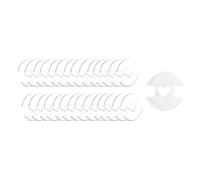 Mcclellanty Boutons Pompons Amovibles pour Chapeaux, 50 Pièces Porte-Pom Pom Tricoté pour Fabrication de Chapeaux, Outils de Fixation, Porte-Pompons Bouton de Chapeau