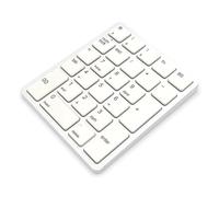Mcclellanty Clavier numérique sans fil 2,4 GHz, rechargeable, pour ordinateurs portables, couleur