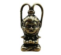 Mcclellanty Cuivre Singe Roi Figurine Soleil Statue DéCor Aquarium Ornements Pendaison de CréMaillèRe DéCor à DéCoration de Voiture Thé Animal de Compagnie