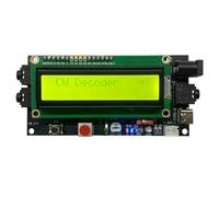 Mcclellanty DC 5-12V 500mA Radio Décodeur de Code Morse Décodeur CW Lecteur de Code Morse Traducteur de Code Morse Radio Amateur avec LCD Numérique