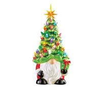 Mcclellanty Décorations de Noël - Sapin de Noël Gnomes de 15,7 cm avec Lumières Multicolores