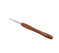 Mcclellanty Ensemble de Crochets en Bois, Ensemble de 9 Crochets en Bambou, Crochet en Aluminium Multicolore pour à Crochet de 2 à 6 Mm, Facile à Utiliser, Environ 14 cm de Long