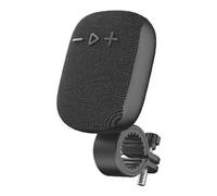 Mcclellanty Haut-parleur pour vélo, guidon pour vélo, haut-parleur sans fil Bluetooth, caisson de basses pour guidon extérieur pour faire du vélo, noir