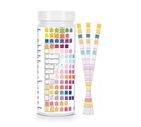 Mcclellanty Kit de test d'eau potable 16 en 1, kit de test d'eau pour eau potable, 100 bandes de test de qualité de l'eau, libre